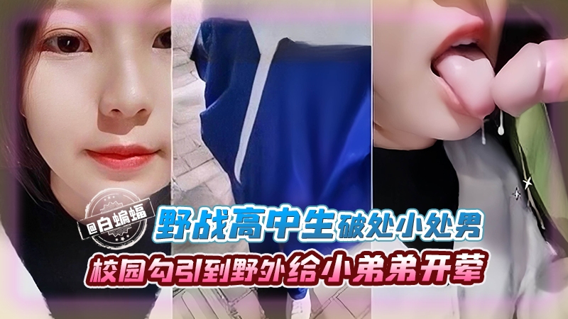 野战高中生破处小处男-校园勾引到野外给小弟弟开荤